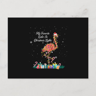 Cartes Pour Fêtes Annuelles Mon préféré est flamant de costume de lumières de