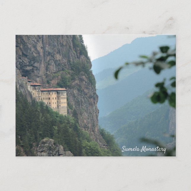 Cartes Pour Fêtes Annuelles Monastère de Trabzon Sumela Sumela (Devant)