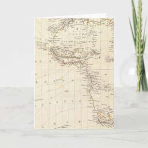 Cartes Pour Fêtes Annuelles Monde, gnomonic proj I Africa et South Europe