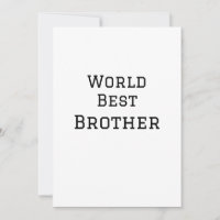 Monde meilleur frère ajouter nom texte sport texte