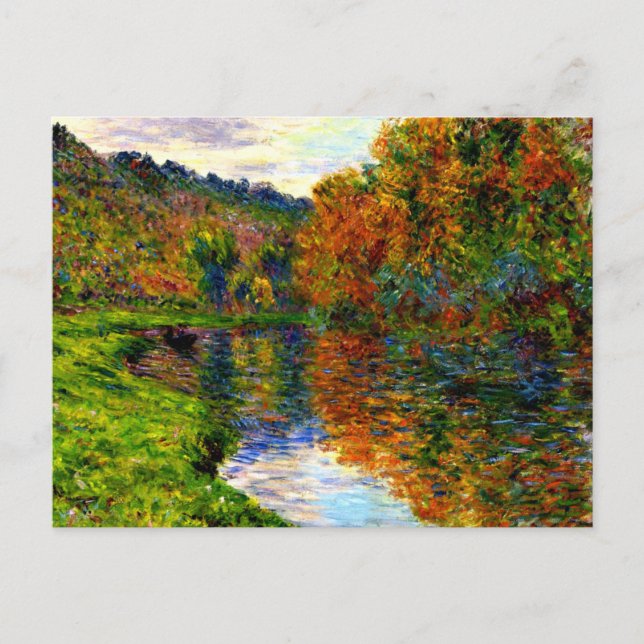 Cartes Pour Fêtes Annuelles Monet - Arme de la Jeufosse, automne, (Devant)