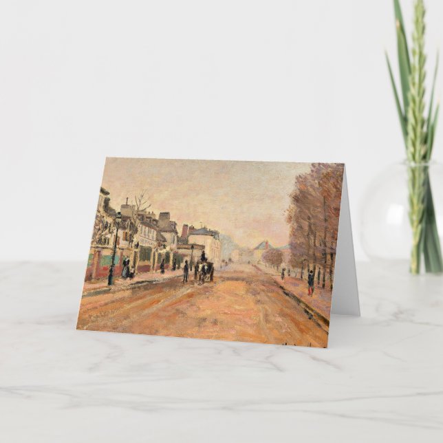 Cartes Pour Fêtes Annuelles Monet - Boulevard Heloise, Argenteuil, (Devant)