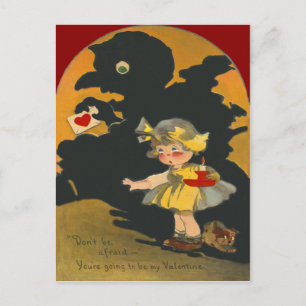 Cartes Pour Fêtes Annuelles Monstre Chien Chien Chien Peur Valentine