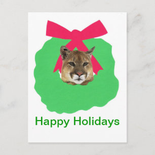 Cartes Pour Fêtes Annuelles Mont Lion Holiday Christmas Wreath