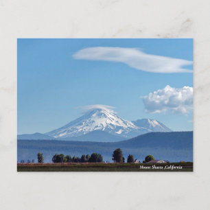 Cartes Pour Fêtes Annuelles Mont Shasta, Californie Montagnes