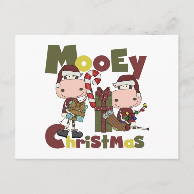 Cartes Pour Fêtes Annuelles Mooey Christmas (Devant)