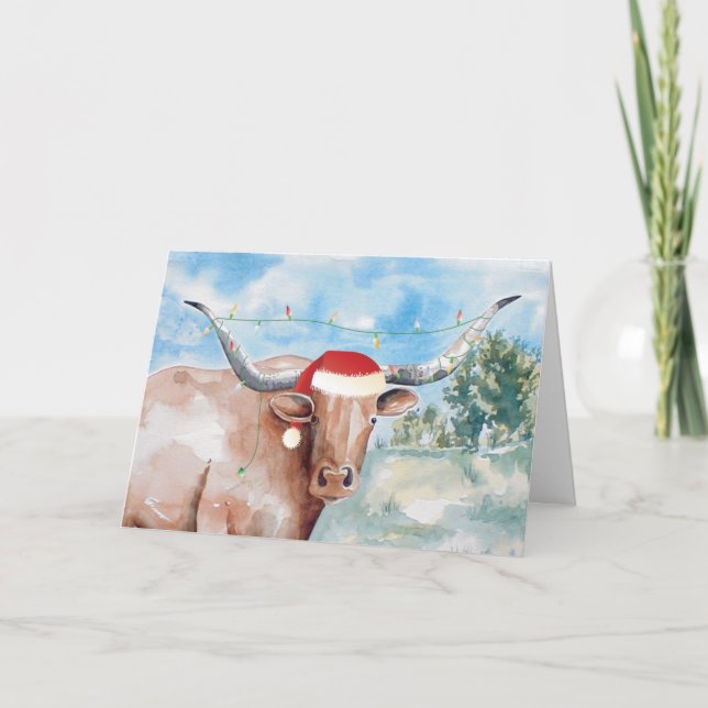 Cartes Pour Fêtes Annuelles Moooie Christmas (Devant)