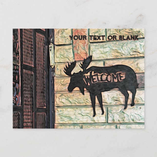 Cartes Pour Fêtes Annuelles Moose Mystique - Tzfat (Devant)