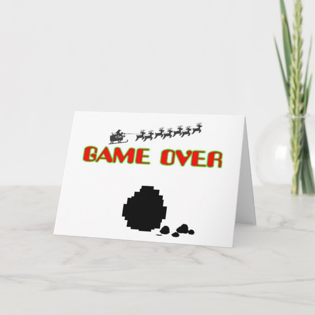 Cartes Pour Fêtes Annuelles Morceau de Charbon-Jeu plus de (Devant)