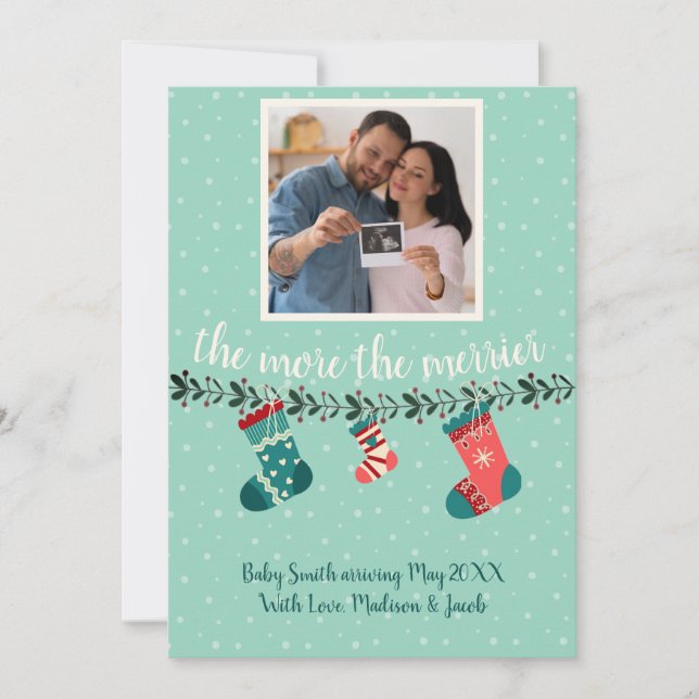 Cartes Pour Fêtes Annuelles MoretheMERRIER Ultrasound (Devant)