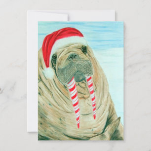 Cartes Pour Fêtes Annuelles Morse de Noël