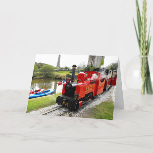 Cartes Pour Fêtes Annuelles Moteur à vapeur Zebedee à Lappa Valley