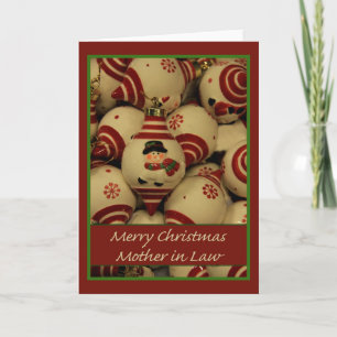 Cartes Pour Fêtes Annuelles mother in law Merry Christmas