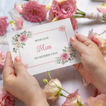 Mother’s Day For Mom Scripture Watercolor Floral 