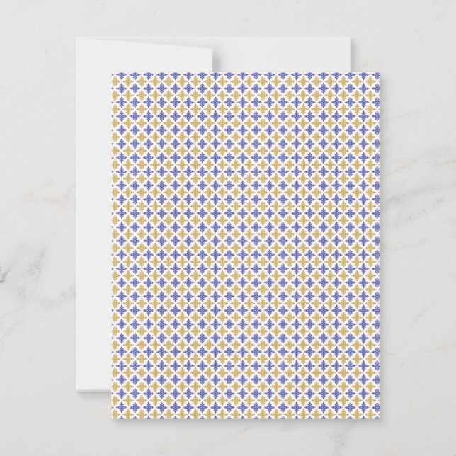 Cartes Pour Fêtes Annuelles Motif de fleurs (Devant)