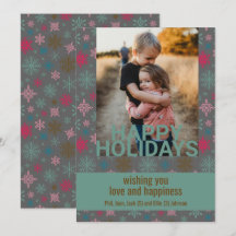 Motif de flocon d'hiver doux photo