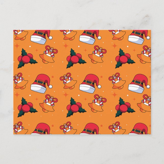 Cartes Pour Fêtes Annuelles Motif de Noël 90 (Devant)