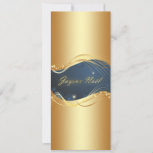 Cartes Pour Fêtes Annuelles Motif de Noël ou avec fond bleu