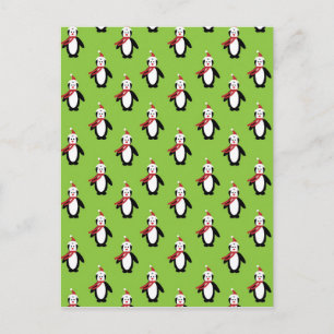 Cartes Pour Fêtes Annuelles Motif de pingouin