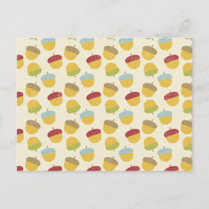 Cartes Pour Fêtes Annuelles Motif de Thanksgiving Acorn