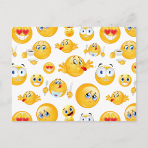 Cartes Pour Fêtes Annuelles Motif Emoji