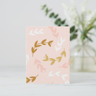 CARTES POUR FÊTES ANNUELLES MOTIF FEUILLE 4