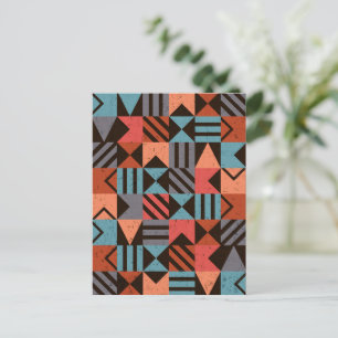 Cartes Pour Fêtes Annuelles Motif géométrique 28