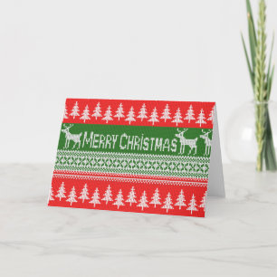 Cartes Pour Fêtes Annuelles Motif "Joyeux Noël"