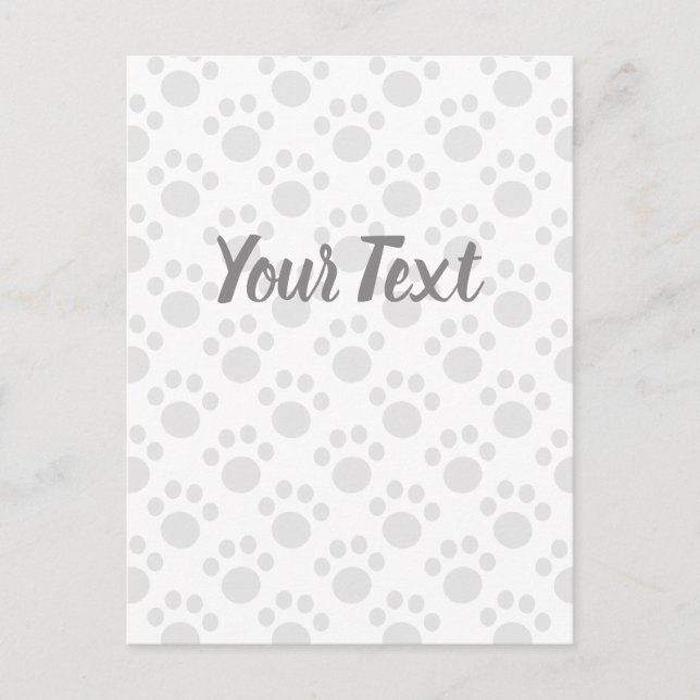 Cartes Pour Fêtes Annuelles Motif mignon Paw (Devant)