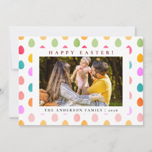Cartes Pour Fêtes Annuelles Motif minimaliste élégant Joyeuses Pâques 1 Photo