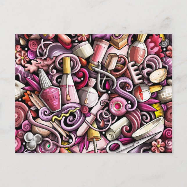 Cartes Pour Fêtes Annuelles Motif Nail Studio (Devant)