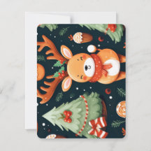 Motif sans couture avec cerfs mignons