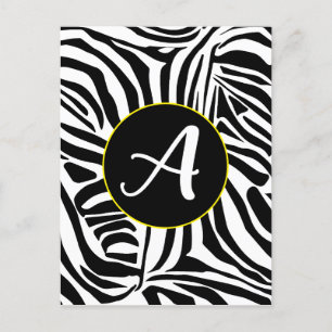 Cartes Pour Fêtes Annuelles Motif Zèbre