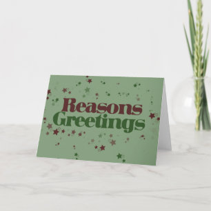 Cartes Pour Fêtes Annuelles Motifs athées Salutations