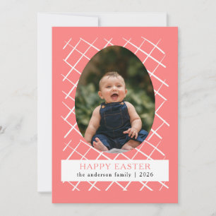 Cartes Pour Fêtes Annuelles Motifs de lapin modernes élégants Photo de Joyeuse