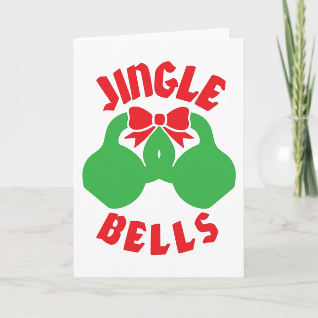 Cartes Pour Fêtes Annuelles Motivation de l'entraînement de Noël Jingle "Kettl (Devant)