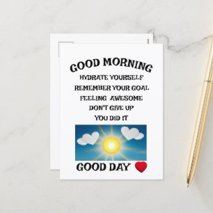 Cartes Pour Fêtes Annuelles Motivation positive