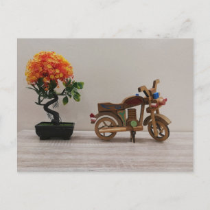 Cartes Pour Fêtes Annuelles motocyclette ancienne 🏍️