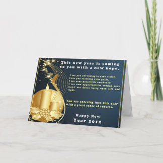 Cartes Pour Fêtes Annuelles Mots prophétiques pour 2012