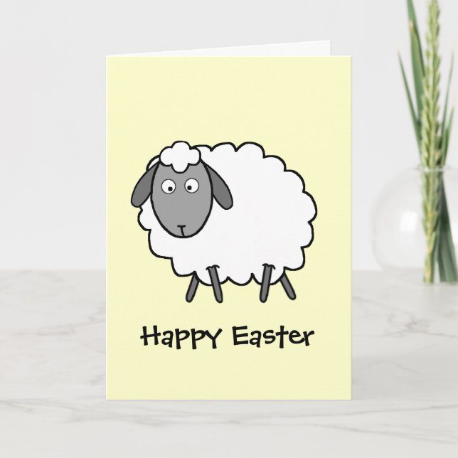 Cartes Pour Fêtes Annuelles Mouton (Devant)
