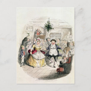 Cartes Pour Fêtes Annuelles Mr Fezziwig's Ball, from 'A Christmas Carol'