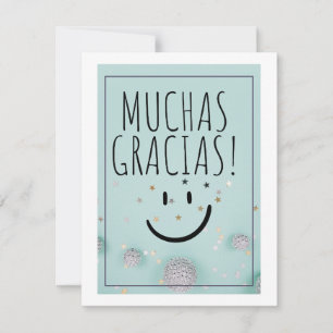 CARTES POUR FÊTES ANNUELLES MUCHAS GRACIAS