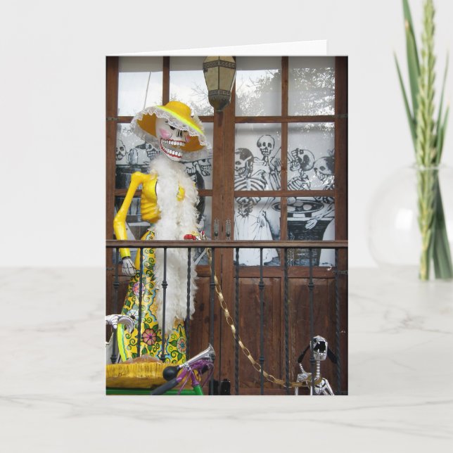 Cartes Pour Fêtes Annuelles Muerte de Père Noël (Devant)