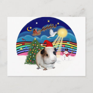 Cartes Pour Fêtes Annuelles Musique de Noël 3 - Guinée Pig 1 (casquette)