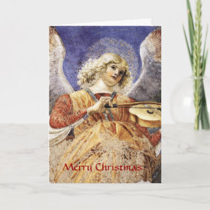 CARTES POUR FÊTES ANNUELLES MUSIQUE FABRIQUANT L'ANGE DE NOËL