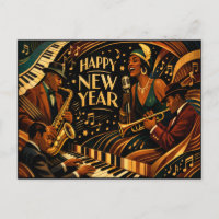 Musique Jazz Art Déco Bonne Année