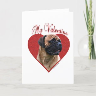 Cartes Pour Fêtes Annuelles My Red Bullmastiff Valentine