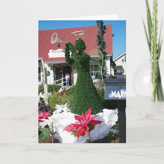 CARTES POUR FÊTES ANNUELLES "MYRTLE BEACH NOËL ANGEL" (Devant)
