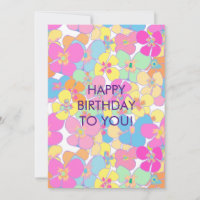 Naissance de Neon Retro Floral Rose