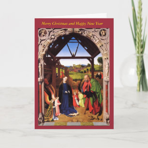Cartes Pour Fêtes Annuelles Naissance du Christ par Bouts